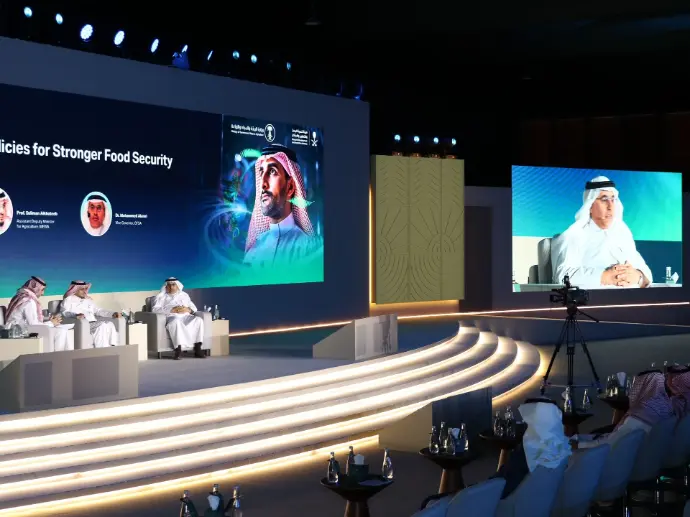 مشاركة الهيئة في جلسة حوارية بعنوان "التحول في السياسات الغذائية من اجل امن غذائي مستدام" ضمن فعاليات أسبوع الابتكار في الاستدامة 2024